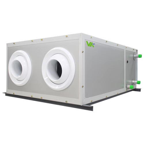Jet nozzle direct throw AHU