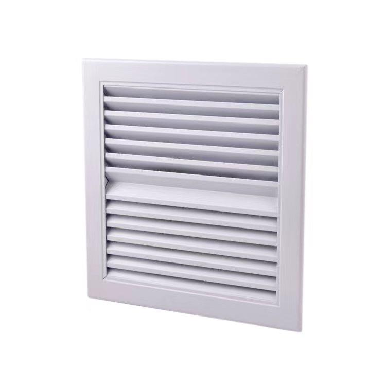 Dual layer adjustable cleanroom return air louver
